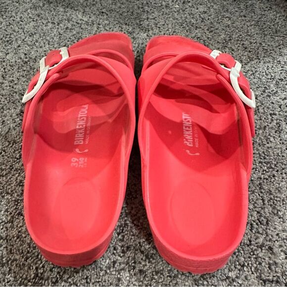 Birkenstock Light Red Eva Slide Sandals - Size 39 / 8-8.5 Women’s - Picture 4 of 9